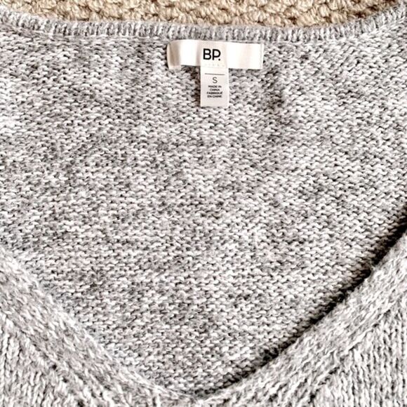 BP Vneck cotton blend long sleeve sweater - Picture 3 of 5